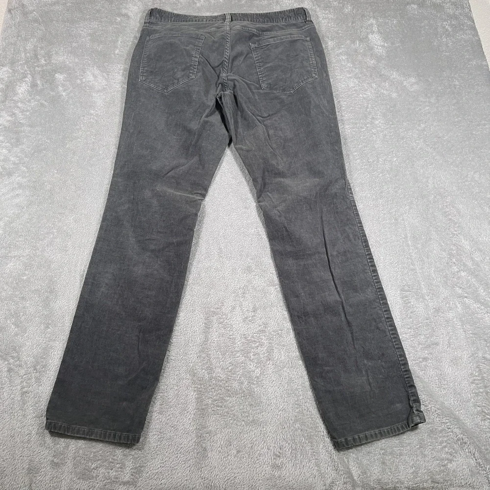 Vince Pants Mens 32 Gray Slim Fit Corduroy Stretch Casual 5 Pocket Classic Style